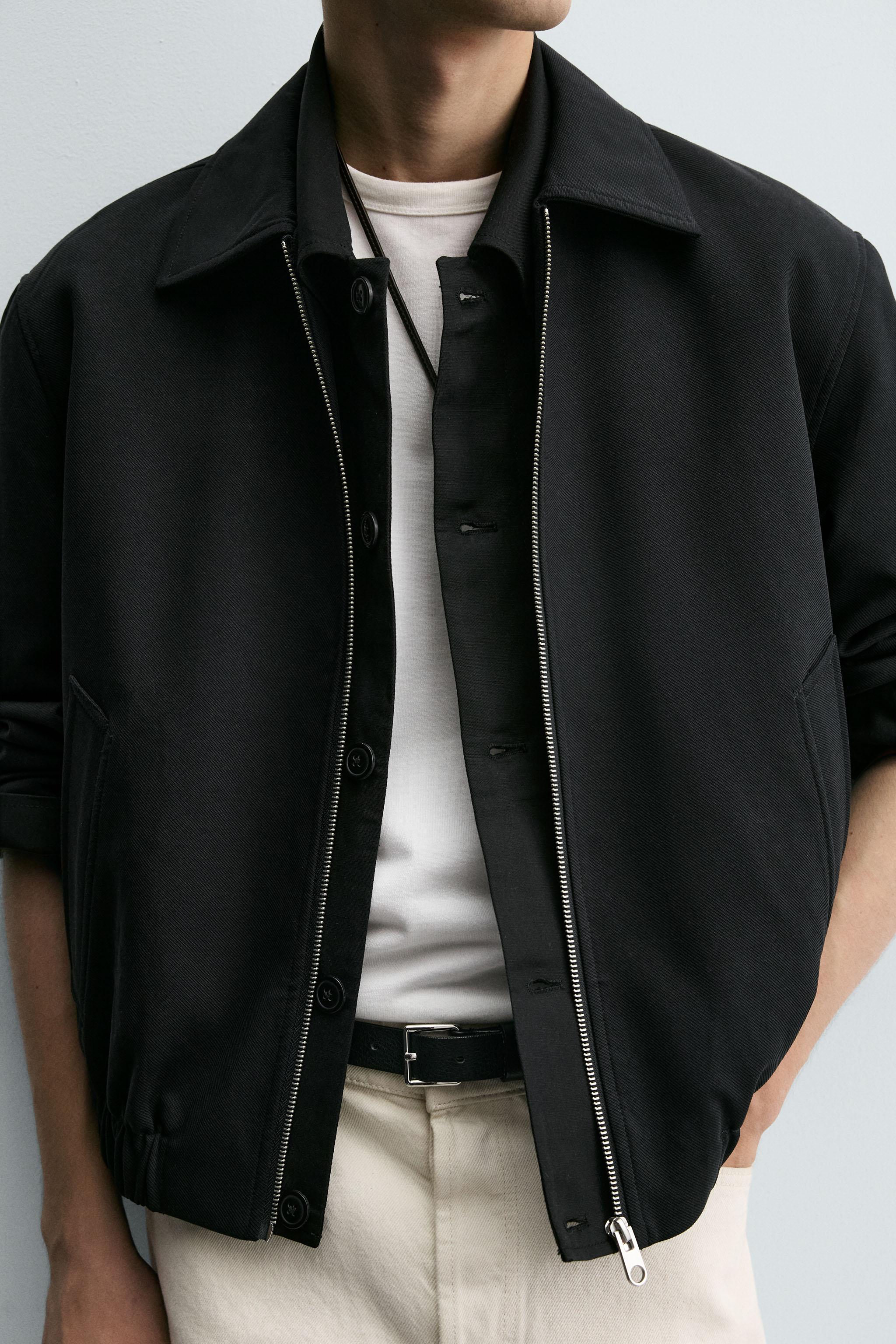 VESTE STRUCTURÉE EN TWILL